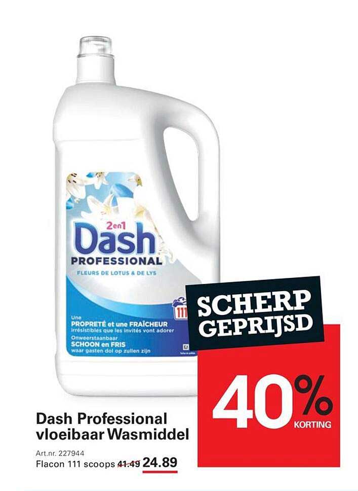 Dash Professional vloeibaar Wasmiddel