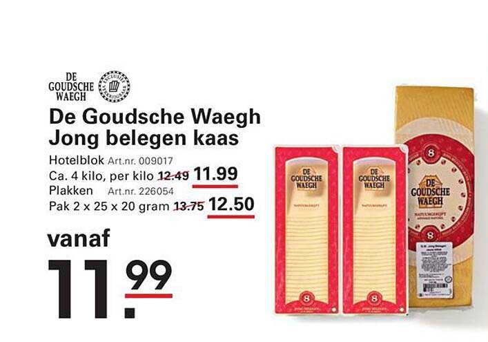 De Goudsche Waeg Jong belegen kaas