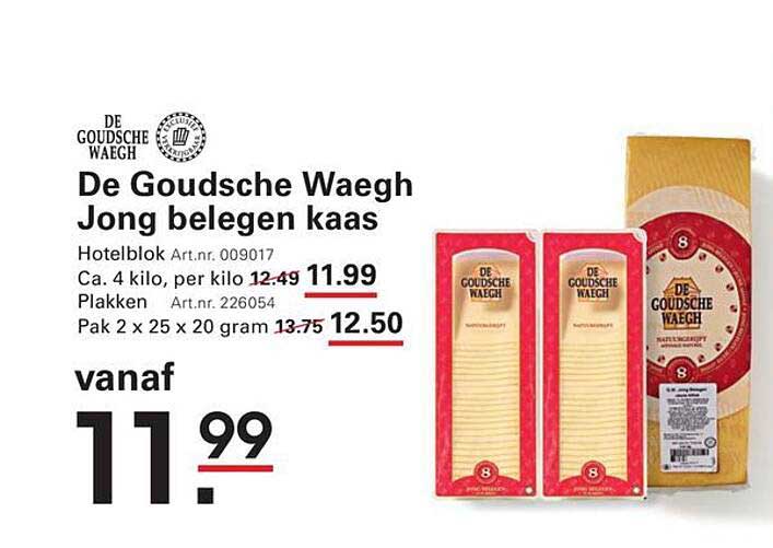 De Goudsche Waegh Jong belegen kaas