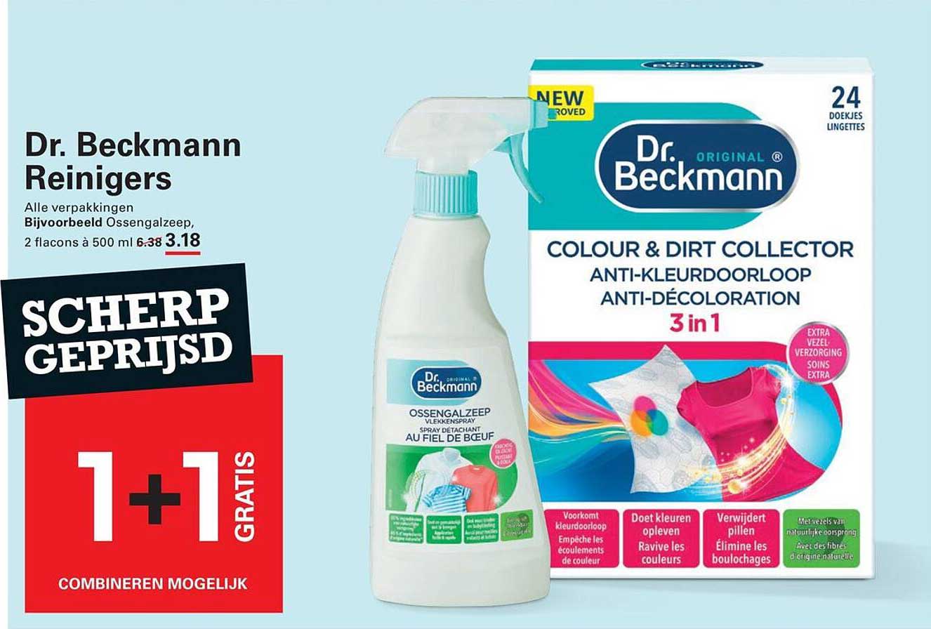 Dr. Beckmann Reinigers 1+1 gratis