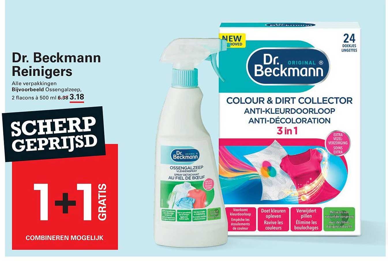 Dr. Beckmann Reinigers 1+1 gratis