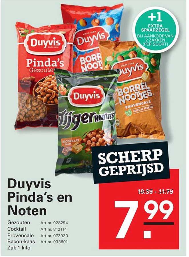 Duyvis Pinda’s en Noten