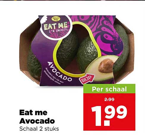 Eat me Avocado Schaal 2 stuks