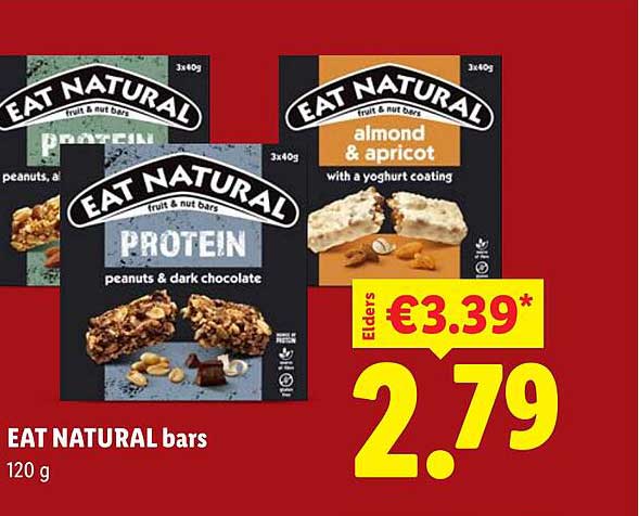 EAT NATURAL bars 120 g