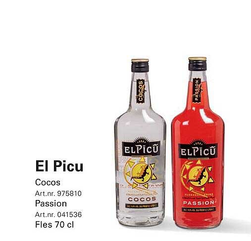 El Picu Cocos Passion Fles 70 cl