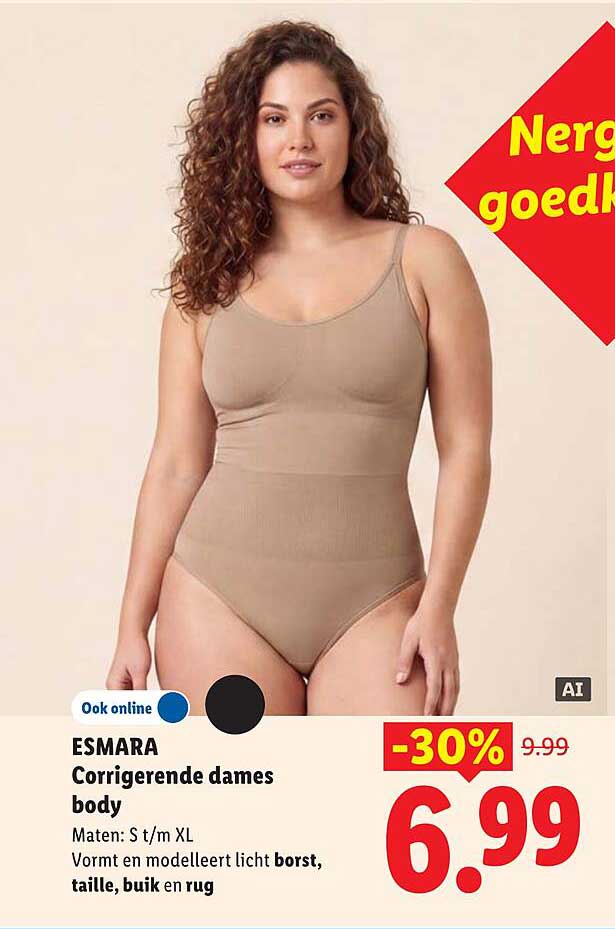 ESMARA Corrigerende dames body -30%