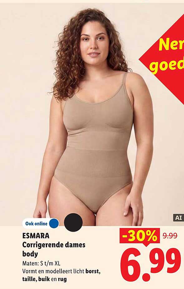ESMARA Corrigerende dames body