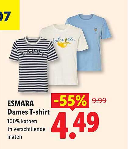 ESMARA Dames T-shirt