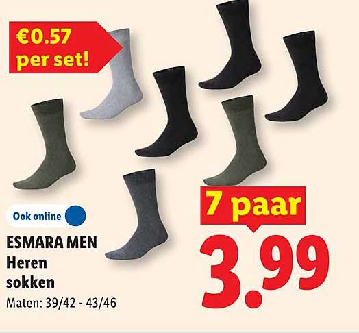 ESMARA MEN Heren sokken