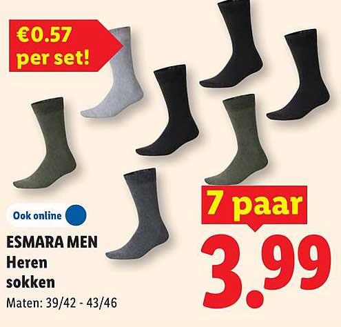 ESMARA MEN Heren sokken