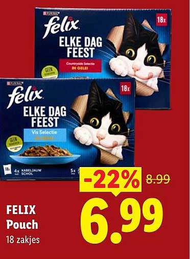 FELIX Pouch 18 zakjes