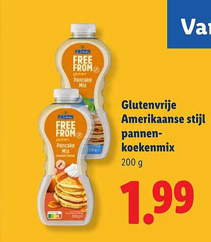 Glutenvrije Amerikaanse stijl pannenkoekenmix 200 g