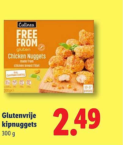 Glutenvrije kipnuggets