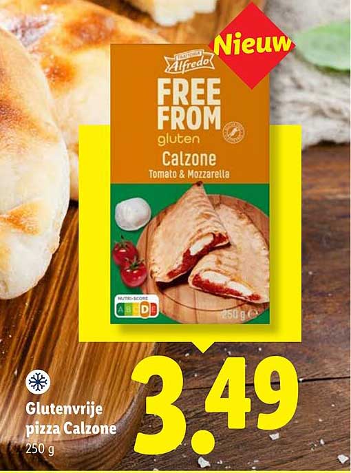 Glutenvrije pizza Calzone 250 g