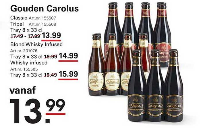 Gouden Carolus Classic, Tripel, Blond Whisky Infused, Whisky infused