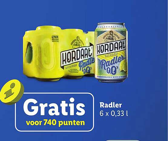 Gratis voor 740 punten