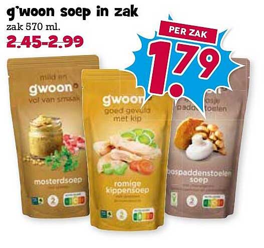 g'woon soep in zak
