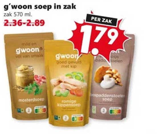 g'woon soep in zak
