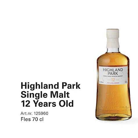 Highland Park Single Malt 12 Years Old