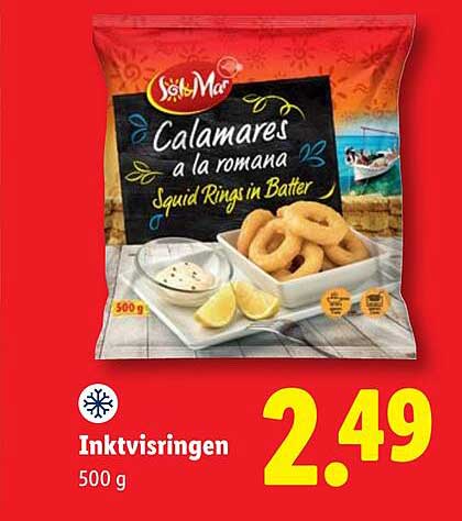 Inktvisringen 500 g