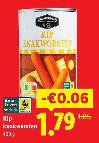 Kip knakworsten