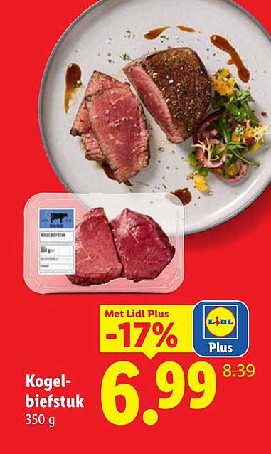 Kogel-biefstuk 350 g -17%