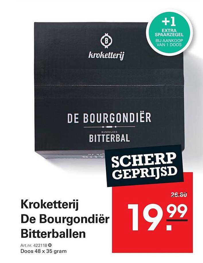 Kroketterij De Bourgondiër Bitterballen