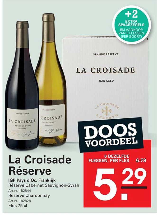 La Croisade Réserve DOOS VOORDEEL