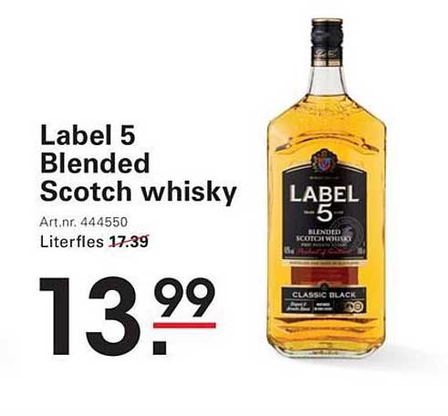 Label 5 Blended Scotch whisky