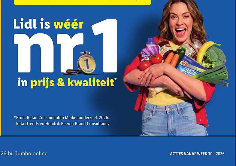 Lidl is wéér nr 1 in prijs & kwaliteit*