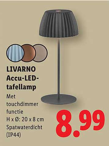 LIVARNO Accu-LED-tafellamp