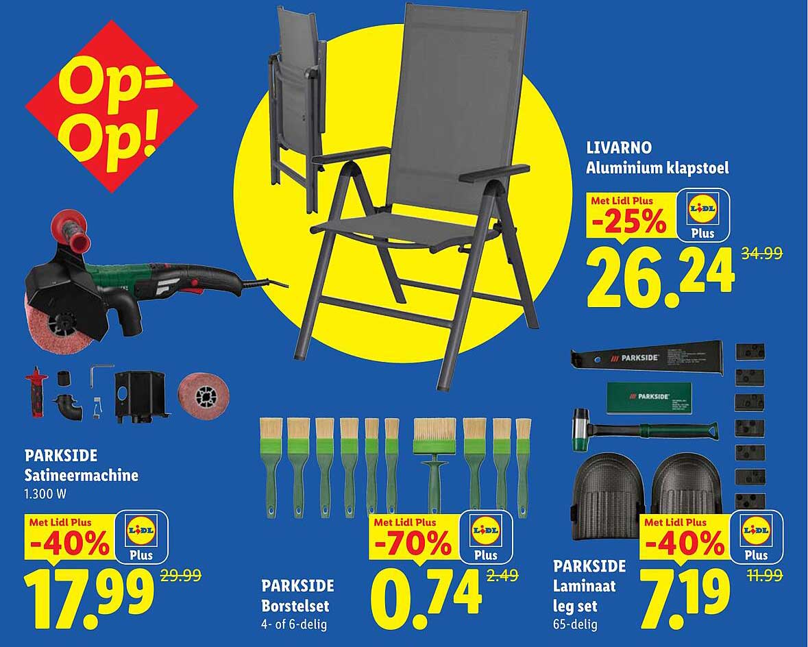 LIVARNO Aluminium klapstoel Met Lidl Plus -25%