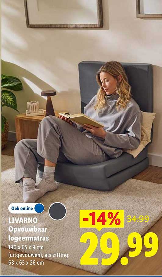 LIVARNO Opvouwbaar logeermatras