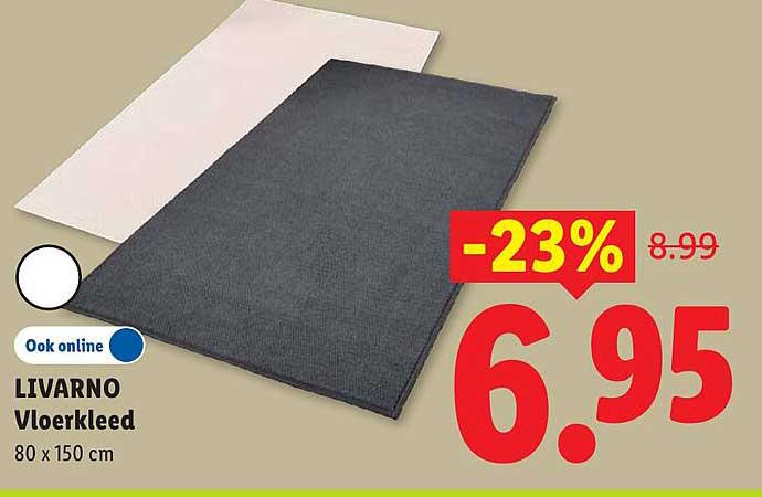 LIVARNO Vloerkleed 80 x 150 cm -23%