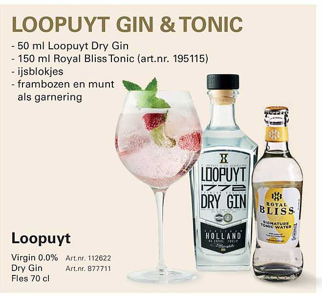 LOOPUYT GIN & TONIC