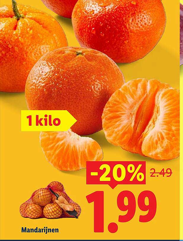 Mandarijnen 1kilo -20%