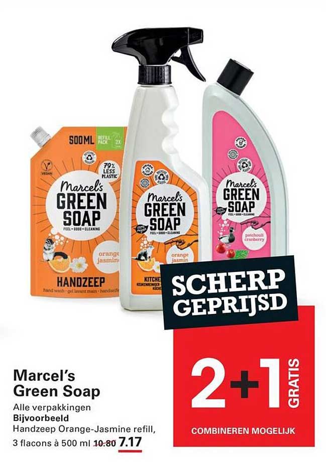 Marcel’s Green Soap 2+1 gratis