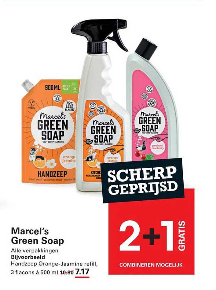 Marcel’s Green Soap 2+1 gratis