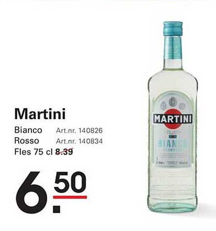 Martini Bianco Rosso Fles 75 cl
