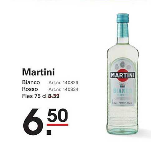 Martini Bianco Rosso Fles 75 cl