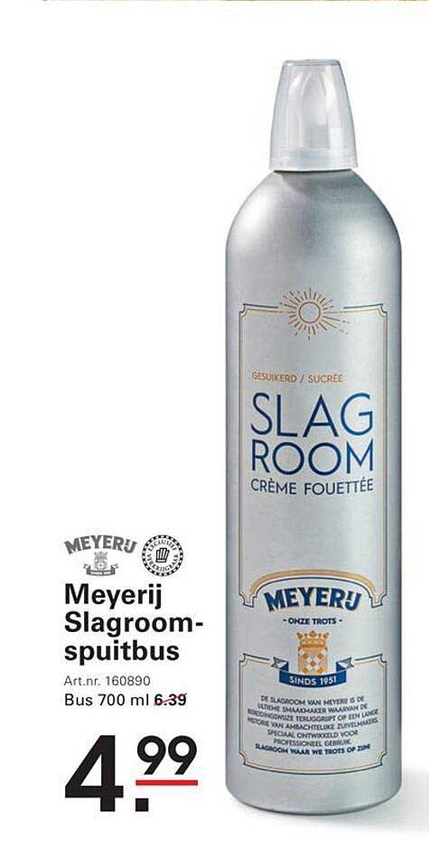 Meyerij Slagroom-spuitbus