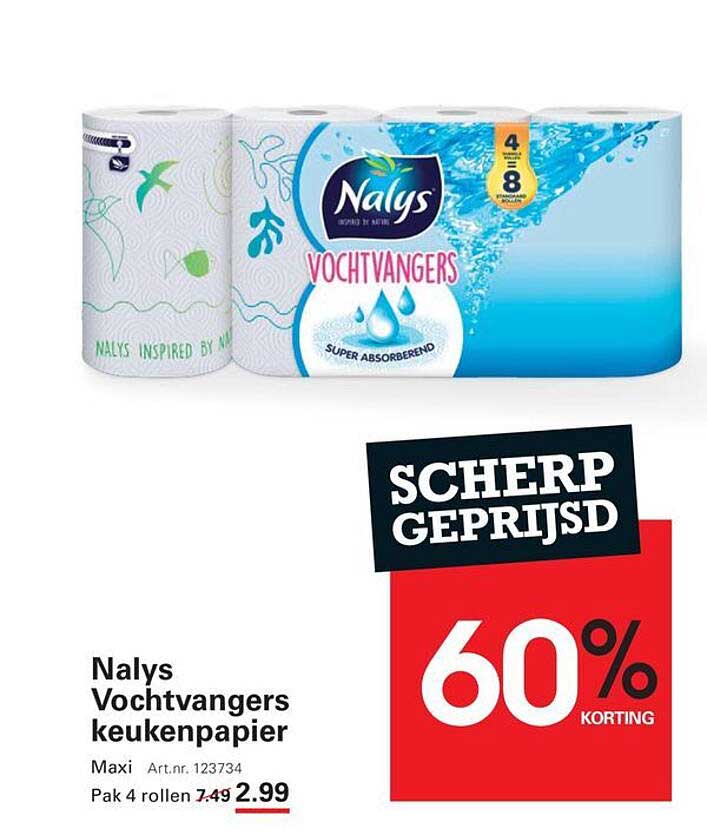 Nalys Vochtvangers keukenpapier