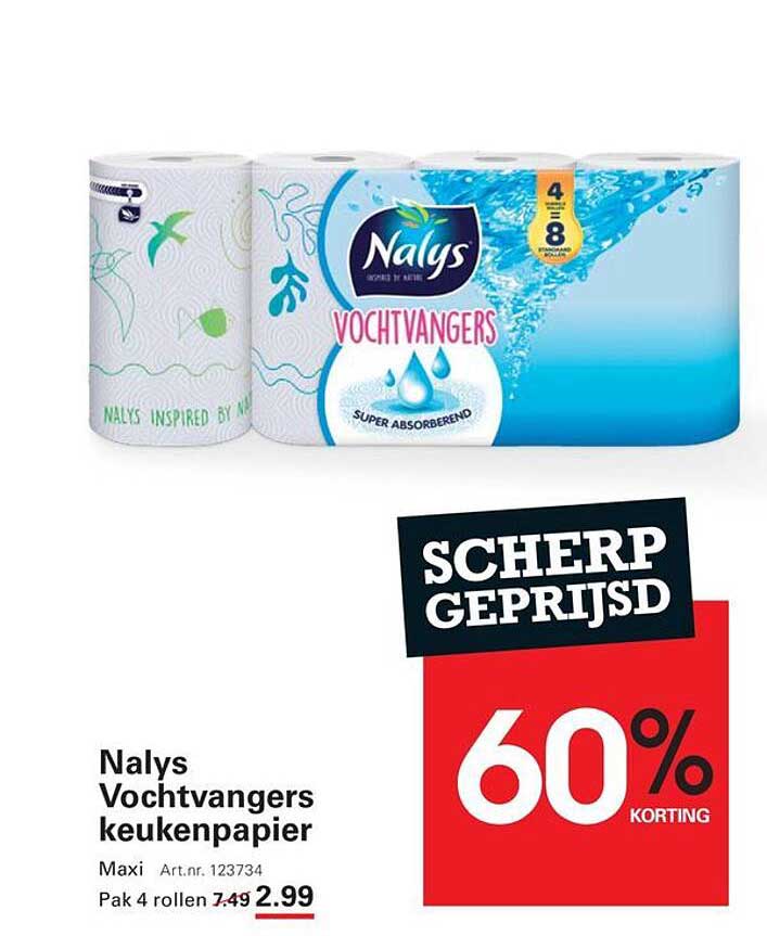 Nalys Vochtvangers keukenpapier
