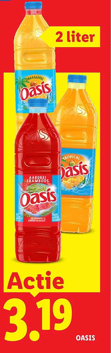 Oasis 2 liter Actie