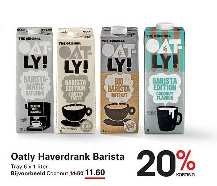 Oatly Haverdrank Barista