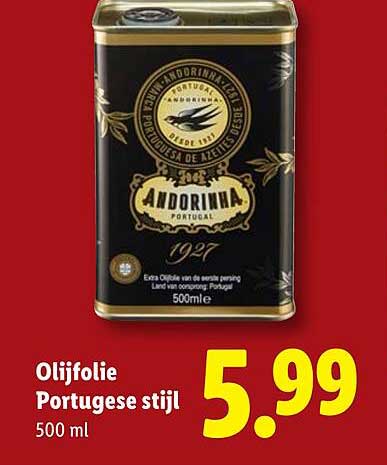 Olijfolie Portugese stijl 500 ml