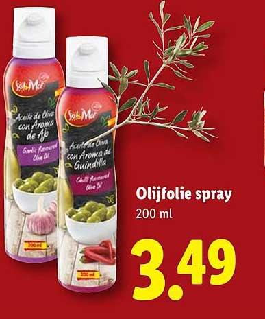 Olijfolie spray 200 ml
