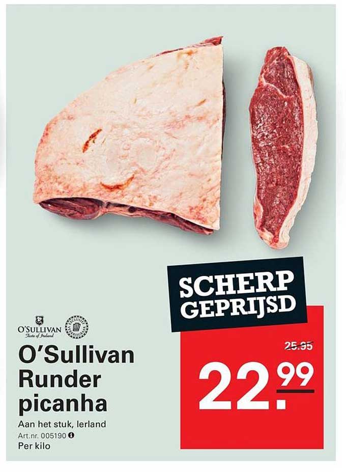 O'Sullivan Runder picanha