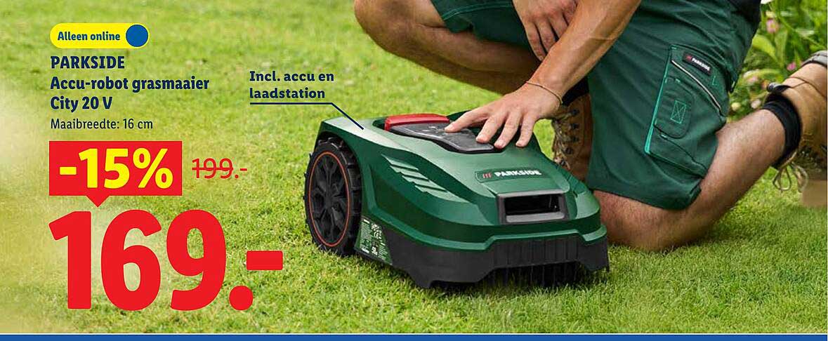 PARKSIDE Accu-robot grasmaaier City 20 V