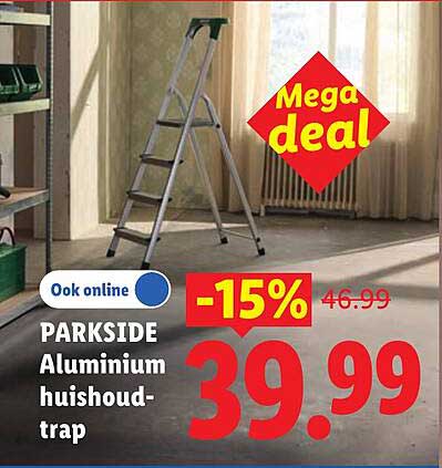 PARKSIDE Aluminium huishoud-trap Mega deal